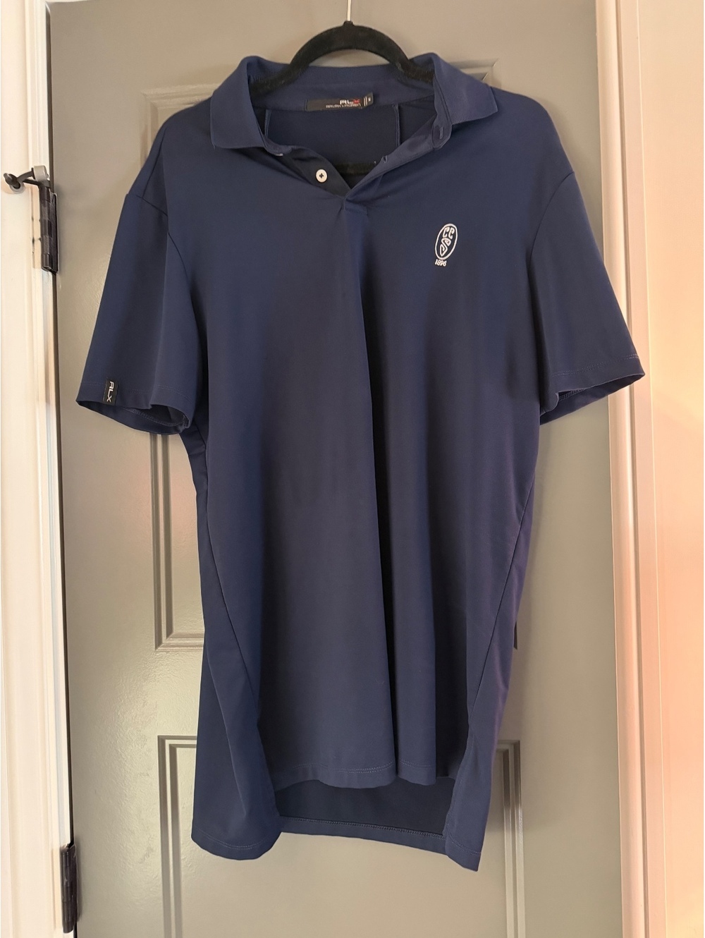 Ralph Lauren RLX Men's Navy Blue Polo Shirt Size M